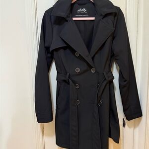 Shelby & Palmer Classic Black Trench Coat